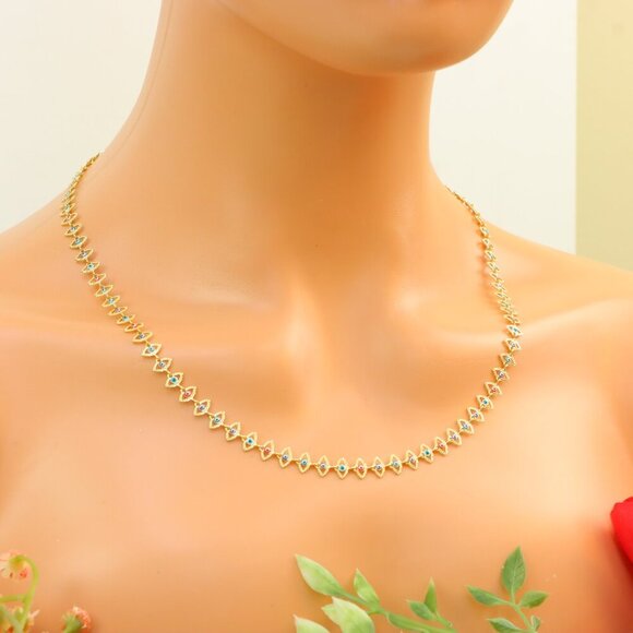 "New Beautiful Design Necklace Chain for Women/Girls, Gift, N659 - Picture 7 of 14